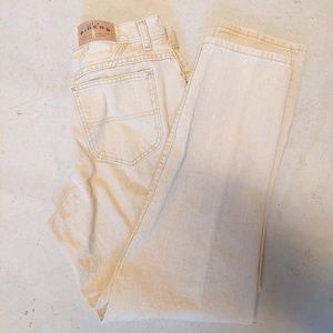 Denim Riders Women’s Jeans Beige Denim, 5 Pocket, Excellent Condition Sz 12M Vtg